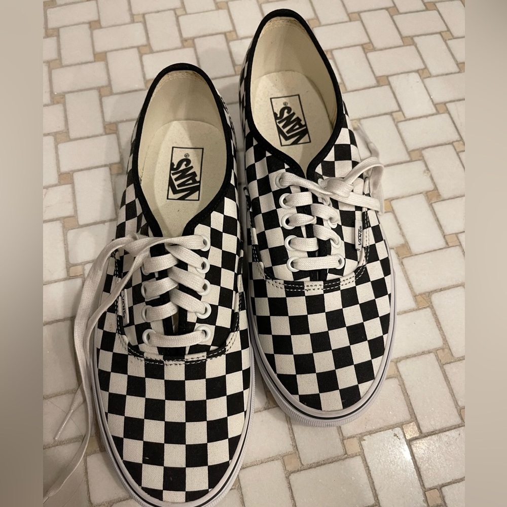 Checkered Vans. Brand New